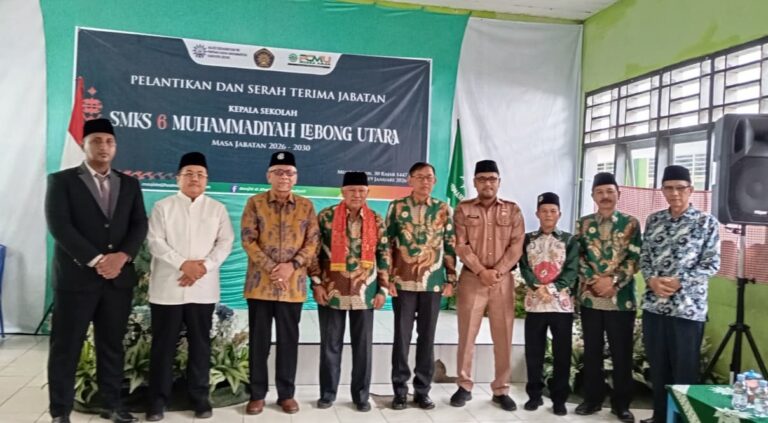 “Nahkoda Baru SMKS 6 Muhammadiyah Lebong Resmi Dilantik, Dr. Fazrul Hamidi Tekankan Inovasi Pendidikan”